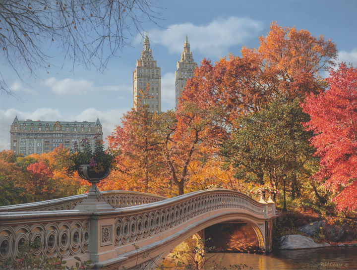 Autumn in Central Park by Rod Chase